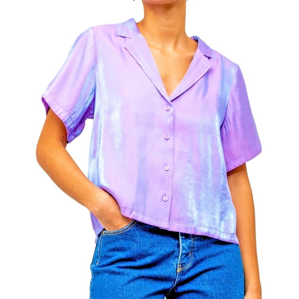 Iridescent Purple Top